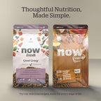 Now Fresh Grain-Free Premium Dry Dog Food with Lamb & Pork, Healthy Kibble for Adults Made with Real Red Meat, Chicken-Free Recipe, Enhanced with Pumpkin & Probiotics for Good Digestion, 3.5 lb Bag