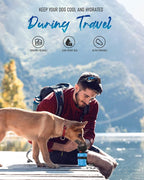 Lesotc Dog Water Bottle, Portable Water Dispenser with Bowl, Leak Proof Pet Travel Squeeze Bottle, Puppy Essentials Dog Stuff Accessories for Outdoor Walking, Hiking, Camping