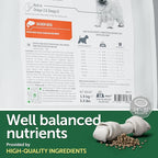 Nature's Protection Dry Dog Food for Small Breed - High Protein, Grain-Free Tear Stain Dog Kibble for White & Light Coated Adult Dogs (Superior Care - Salmon, 3.3 lb)