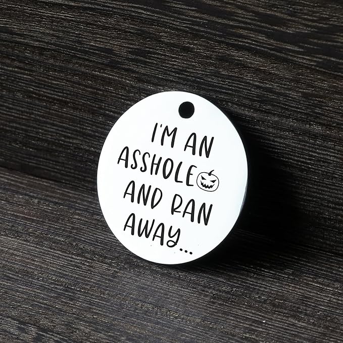 MYLUCKYTAG QR Code Stainless Steel Dog ID Tag, Personalized, Digital Pet Tag, Engraved