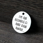 MYLUCKYTAG QR Code Stainless Steel Dog ID Tag, Personalized, Digital Pet Tag, Engraved