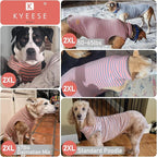KYEESE 2Pack Dog Sweater Stretchy Dog Sweatshirt Warm Pet Coats Soft Pet Clothes Pullover Sweaters for Medium Dogs Girl Turtleneck Large Dogs Sweater