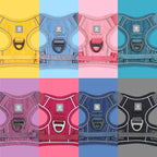 Pawaii Dog Harness for Small Dogs No Pull, No Pull Dog Harness with Pet ID Tag, No Choke Front Clip Harness Dog, Adjustable Soft Padded Pet Vest with Easy Control Handle