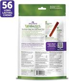 Wellness WHIMZEES Stix Dog Dental Treats, Natural Chews, Extra Small Size Stick, (56 Count)