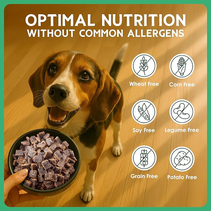 Farmland Traditions The Good List Air-Dried Dog Food, Premium Lamb, Venison, & Bone Broth for Dogs, Protein Rich & Grain-Free Nutrition, 2.2 Pound Bag