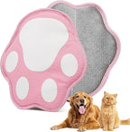 New-Craft Pet Hair Removal Glove | Anti-Static, Reusable | for Dogs & Cats | Works on Pet Beds, Carpets, Sofas, Car Seats, Hair-Prone Clothes (Pink) (Pink)