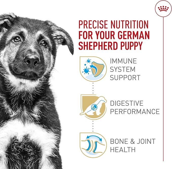 Royal Canin German Shepherd Puppy Breed Specific Dry Dog Food, 30 lb. bag