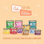 Weruva Cats in The Kitchen, Kitty Gone Wild Wet Cat Food, 10oz Can (Pack of 12)
