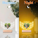 Pet Memorial Night Light – Custom Dog & Cat Loss Gift, Memorial Plaque & Picture Frame (PM #4)