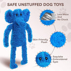 SHARLOVY No Stuffing Dog Toys 5 Pack, Crinkle Interactive Dogs Toy for Boredom, Puppy Toys for Teething to Keep Them Busy, Cute Squeaky Dogs Toy for Small, Medium, and Large Breed