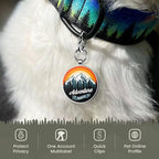 QR Dog Tags Personalized for Pets Custom Dog Tags Dog Name Tag QR Code Pet Tags Smart Pet ID Tags Free Online & Scan QR Receive Instant Pet Location Alert Email