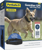 PetSafe Guardian GPS Dog Fence Add-A-Dog Collar - Add-On for Guardian GPS Dog Fence System - Backed with AccuGuard Technology - Tone, Vibration & 10 Levels of Static Correction - Black