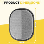 Pet Hair Removal Grooming Gloves for Cats & Dogs - 2 pcs Double-Sided Deshedding Mitts for Long & Short Hair, Reusable Bathing & Massage Gloves for Pet Remover and Coat Care, Carpet, Car Seat.