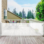 138 Inch Reinforced Retractable Baby Gates Extra Wide, Uamector Mesh Baby Gate or Dog Gate,Toddler Pet Retractable Gate Adjustable Length for Large Openings Stairs Doorways Hallway Indoor Outdoor