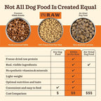 Primal Kibble in The Raw, Freeze Dried Dog Food, Beef, Scoop & Serve, Made with Raw Protein, Whole Ingredient Nutrition, Crafted in The USA, Dry Dog Food 9 lb Bag