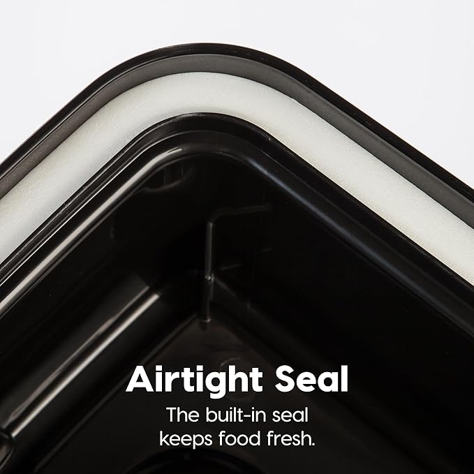 IRIS USA Elevated Dog Bowls with Storage, 9" H Raised Bowl for Small Dogs, Airtight Pet Food Storage Holds Up to 13 lbs, at Home or Camping, Smoke/Black