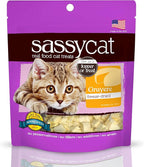 Herbsmith Sassy Cat Treats – Freeze Dried Gruyere – Human-Grade Wisconsin Cheese – Natural Snack for Picky Eaters – 1 Ingredient – USA Made – 4.7 oz