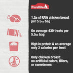 PureBites Chicken Freeze Dried Cat Treats, 1 Ingredient, Made in USA, 5.5oz