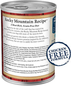 Blue Buffalo Wilderness Adult Wet Dog Food, High-Protein and Grain-Free, Made with Natural Ingredients, Rocky Mountain Recipe Red Meat Paté, 12.5-oz Can (12 count)