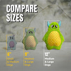 Bite Force Dog Toy - Large Durable & Strong Plush Green Monster Dog Toy, Kevlar-Reinforced for Aggressive Chewers