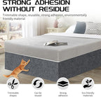 2 Pcs 39.4"x15.8" Cat Scratch Mat, Cat Scratch Couch Furniture Protector, Trimmable Self-Adhesive Cats Scratch Pads, DIY Cat Scratcher for Wall Protector and Covering Cat Tower (Dark Gray)