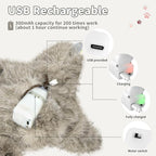 Cat Toys, Flapping Bird Cat Toy(No Flying), Interactive Catnip Toy with Springs & Catnip Bags, Chirping Noise Rechargeable Moving Wings Dog Cat Kitten Toys, Flappy Flying Pets Toy for Indoor