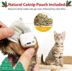 Gigwi Flapping Bird Cat Toy, Hangable Flying Bird Cat Toys for Indoor Cats, Interactive Motion Activated Chirping Cat Toy, Automatic Beating Wings with Catnip