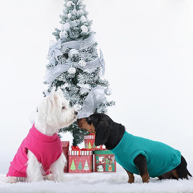 PUMYPOREITY Fleece Sphynx Cat Clothes, Warm Thick Cat Sweater, Soft Winter Coat for Hairless Cats, Cold Weather Pet Sweater for Dogs and Cats, Purple, 2XL