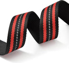 Mile High Life Reflective Dog Collar | Nylon Pet Collars wiith Buckle | Light Weight Puppy Collars | Red Dog Collars for Small Dogs (Red, S)