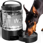 lesotc 95OZ Large Dog Water Bottle,Portable Travel Water Bowl for Dogs Camping Hiking Traveling Beach Park Accessories,Dog Water Bowl Dispenser with Pull-Out Drinking Bowls,Leak Proof Pet Water Bottle