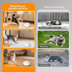 Cat Toy 3in1 Automatic Interactive Wand Toy for Indoor Cats,Moving Butterfly&Glowing Feathers Speedy Tail,Rechargeable Cat Enrichment Toys for Kittens