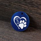 MYLUCKYTAG QR Code Stainless Steel Personalized Dog ID Tag, Digital Profile, Email Alerts