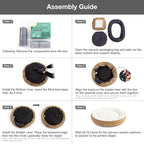 Love's cabin Round Donut Cat and Dog Cushion Bed, 36in Pet Bed for Cats or Small Dogs, Anti-Slip Water-Resistant Bottom, Super Soft Durable Fabric Pet beds, Washable Cat Dog Bed Stripe Camel