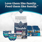 Blue Buffalo Tastefuls Natural Dry Food for Adult Cats 7+, Hairball Control, Chicken & Brown Rice Recipe, 7-lb. Bag
