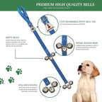 Caldwell's Pet Supply Co. Dog Potty Bells, Dog Door Bell, Bells to Go Outside, Potty Training Bell, Dogs Doorbell, Dogs Potty Doorbell, Ring to Go Pee, All Breed Puppy Training Tool