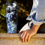 30oz Sea Turtle Gifts Tumblers for Women with Handle and Straws, Stainless Steel Vacuum Insulated Coffee Tumbler, Travel Mug Water Bottle, Sea Turtle Stuff Accessories Decor