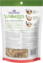 Whimzees Wellness Cat Dental Treats, Natural Chews, Chicken and Salmon Flavor, (4.5 Ounce Bag) (Pack of 2)