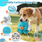 Interactive Dog Toys, Moving Squeaky Dog Toy Ball, Rechargeable Bouncing Rolling Puppy Ball Toy with Jumping Music Talking Mode for Puppy Small Medium Dogs to Keep Them Busy (Octopus)