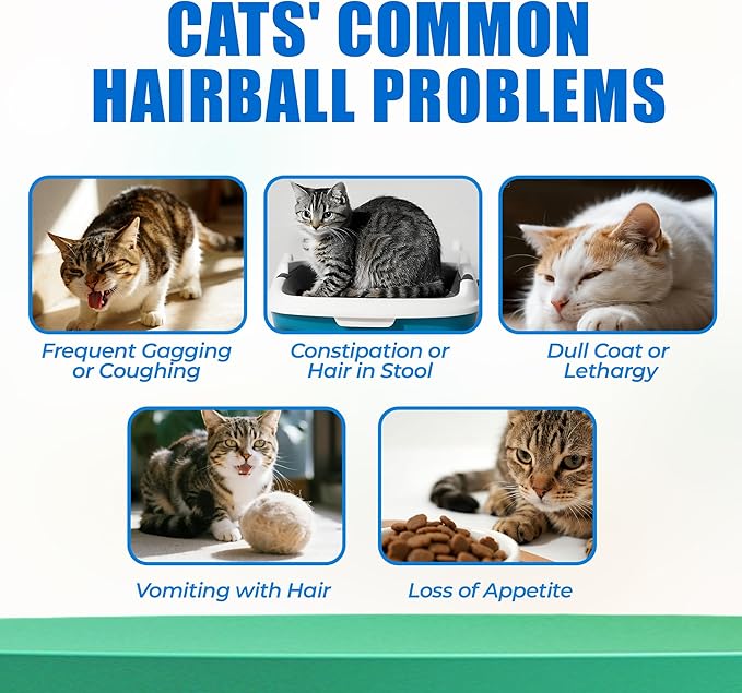Just Try 300 Bites Cat Grass,Hairball Relief & Digestive Support Cat Treats - with Pumpkin, & Omega-3 Fish Oil, Chicken Flavor, Hairball Treatment for Cats