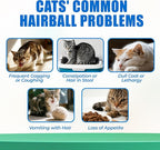 Just Try 300 Bites Cat Grass,Hairball Relief & Digestive Support Cat Treats - with Pumpkin, & Omega-3 Fish Oil, Chicken Flavor, Hairball Treatment for Cats