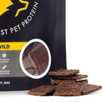 Venison Jerky Training Treats for Dogs – Elk & Deer Meat Protein Dog Treat High-Value Reward – All-Natural, No Fillers, Grain-Free, No Preservatives – 8 oz (2 Pack)
