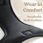 rabbitgoo Dog Harness Small Sized, No Pull Pet Harness with 3 Buckles, Adjustable Soft Padded Vest with Control Handle, Walking Reflective Pet Vest for Small Dogs, Beige, S