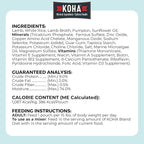 KOHA Pet Limited Ingredient Bland Diet for Dogs, Lamb and White Rice Recipe Sensitive Stomach Wet Dog Food, Gentle Formula Easy to Digest Bland Diet Dog Food, Pack of 6