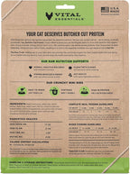 Vital Essentials Freeze-Dried Raw Rabbit Meal or Mixer Cat Food Crunchy Nibs, 8 oz