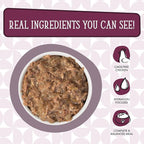 Weruva Cats in The Kitchen, The Double Dip with Chicken & Beef Au Jus Cat Food, 3.2oz Can (Pack of 24)