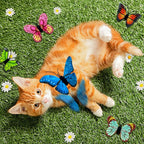 Catnip Toys for Cat, Crinkle Toys for Indoor Cats,2 Pack Cute Butterfly Toys for Cats &Kitty& Kitten