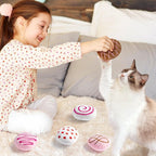 MALLMALL6 Catnip Toys for Cat - 5Pcs Chocolate Truffles Catmint Interactive Teething Chew Kick Cat Toy for Indoor Kitten, Soft Candy Pet Supplies, Pet Birthday Gifts for Kitten Lover