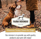 Farm Hounds - Turkey Trainers - Premium Natural Jerky for Dogs - 100% Humanely Raised Turkey - Easy-Break - Great for Training & Treats - No Added Fillers - Made in USA - 4.5 oz - 1 Pack