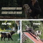 AUROTH Tactical Dog Harness for Large Dogs No Pull Adjustable Pet Harness Reflective K21 Working Training Easy Control Pet Vest Military Service Dog Harnesses