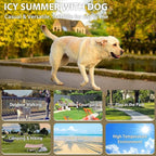 2 Pack Dog Shirts, Breathable Mesh Dog Clothes Pet Sleeveless Vest, Lightweight Stretchy Tank Top T-Shirts for Large Dogs, L